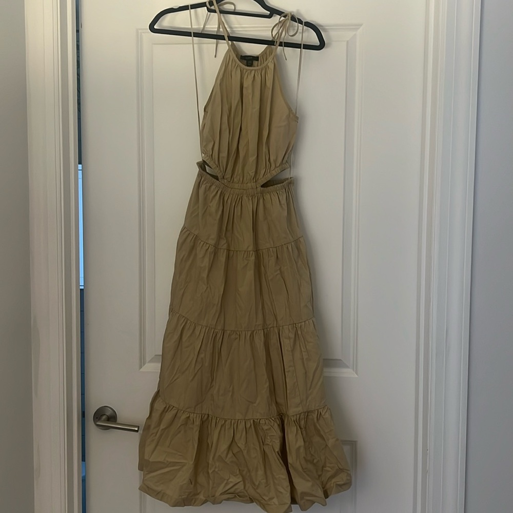 Neutral maxi dress